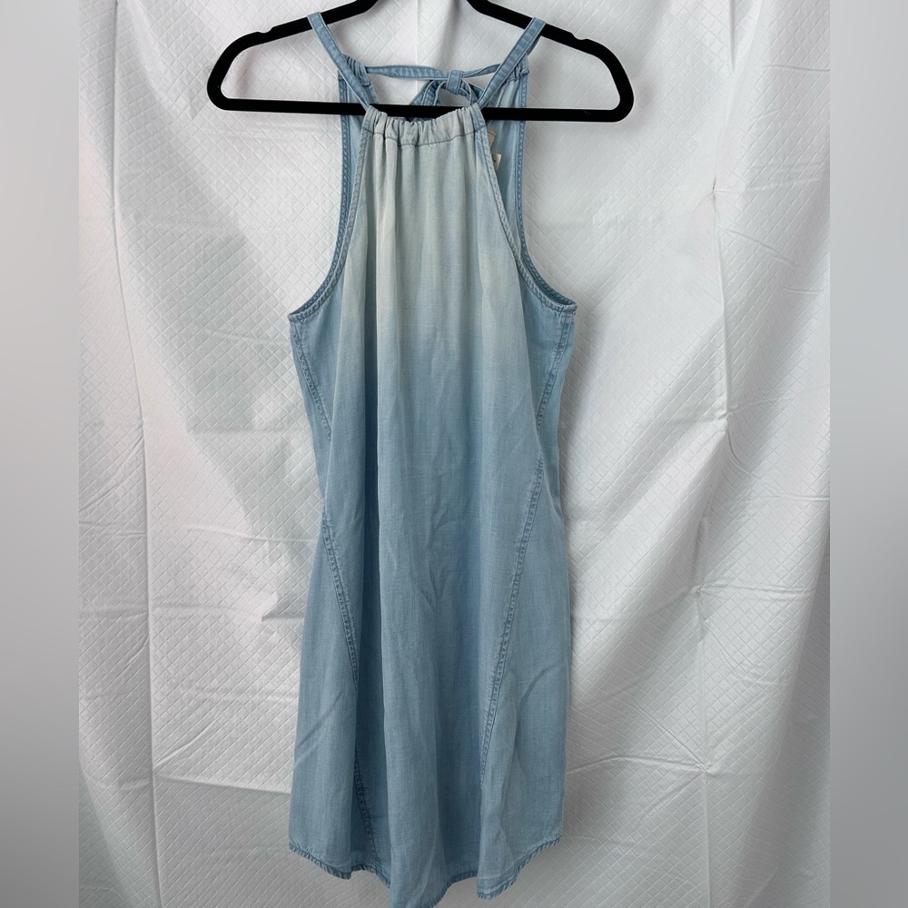 Cloth & Stone Light Blue Backless Dress